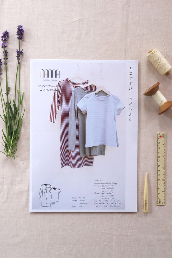 Papierschnittmuster | Ritro Basic | Shirt, Kleid | Frauen XS - XL