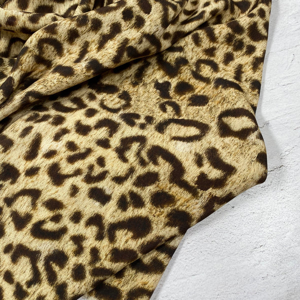 Deadstock | Viskose | Leo | Brauntöne || 100 % Viskose