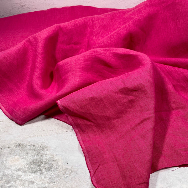 Hanfstoff | uni | Pink || 100 % Hanf