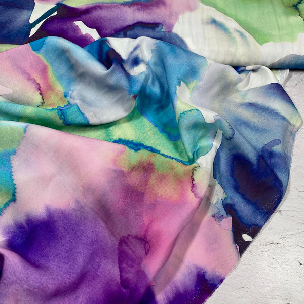 Atelier Jupe | Viskose | Aquarell | bunt || 100 % FSC zert. Viskose