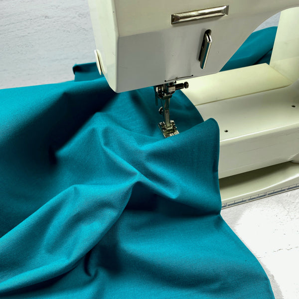 Atelier Jupe | Baumwoll-Popeline | Smaragdgrün || 100 % Bio Baumwolle