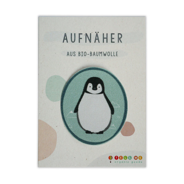 Aufnäher | Pinguin || 100% Bio-Baumwolle