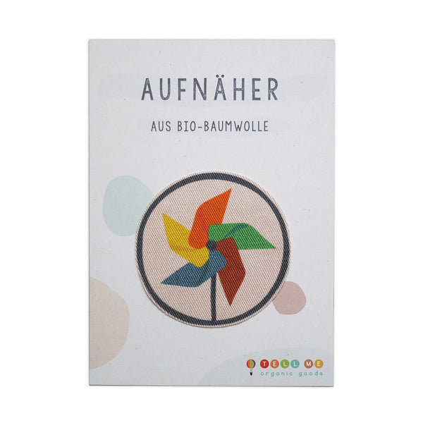 Aufnäher | Windrad || 100% Bio-Baumwolle