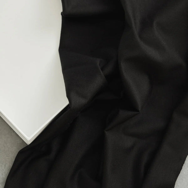 Vorbestellung | Basic Stretch Jersey aus Tencel™️ Lyocell | Black || 94% Tencel™️ Lyocell 6 % Elasthan