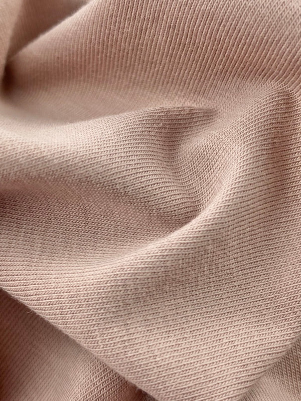 Organic Stretch Jersey | pink clay || 95% organic cotton 5% elastane