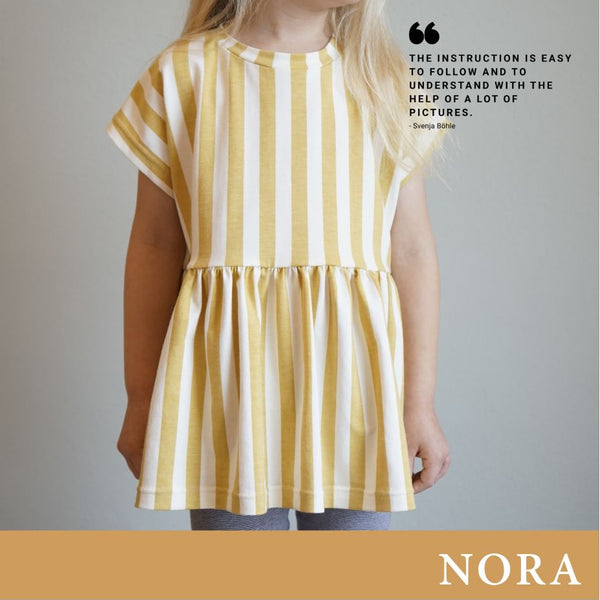 Papierschnittmuster | Nora | Shirt, Kleid | Frauen 32 - 52 | Kinder 86 - 170