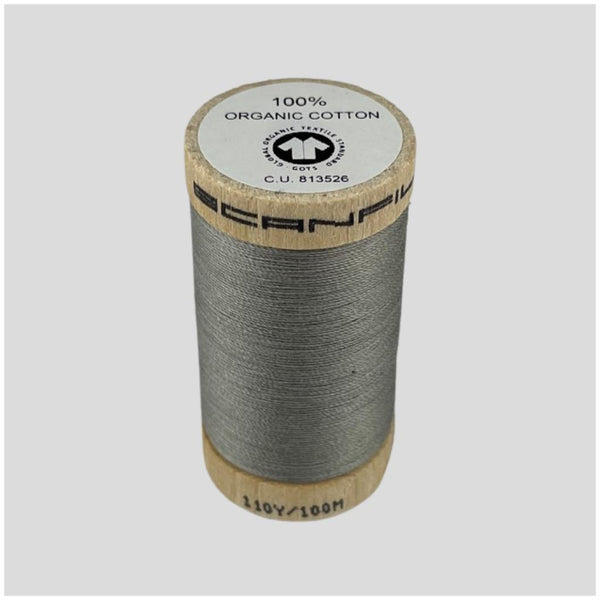 Organic Sewing Thread | stone gray 4832 | 100 meters || 100% organic cotton