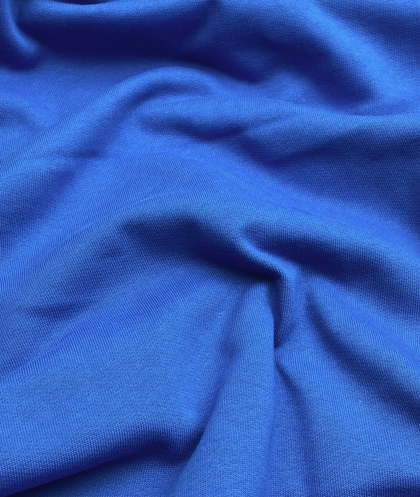 Organic Sweat roughened | uni | blue || 100% organic cotton 