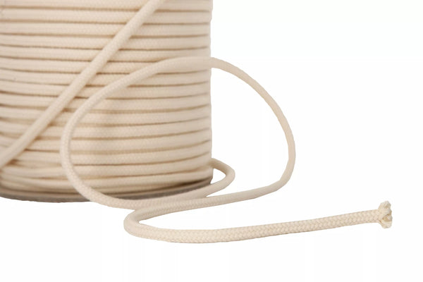 organic cord | 7mm | ecru || 100% organic cotton